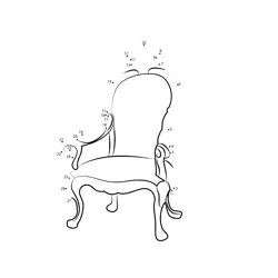 Regal Seat Point Completion Dot to Dot Worksheet