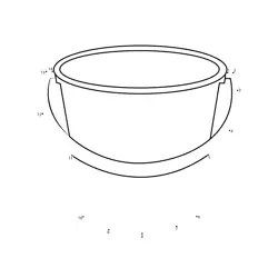 Form the Green Bucket Dot to Dot Worksheet