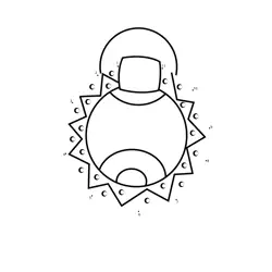 Vintage Iron Door Handle Dot to Dot Worksheet