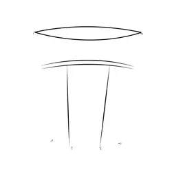 Forming a Simple Glass Shape Dot to Dot Worksheet