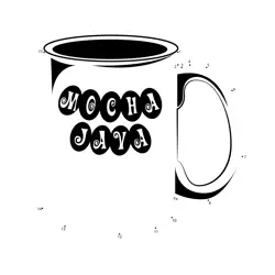 Green Coffee Mug Project Dot to Dot Worksheet