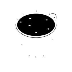 Simple Coffee Vessel Form Dot to Dot Worksheet