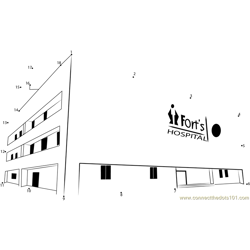 Fortis Mulund Hospital Dot to Dot Worksheet