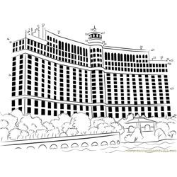 Bellagio Hotel Dot to Dot Worksheet