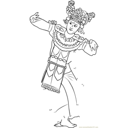 The Balinese Culture Dot to Dot Worksheet