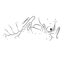 Ant Numerical Challenge Dot to Dot Worksheet
