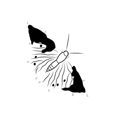 Admiral Butterfly Specimen Discovery Dot to Dot Worksheet