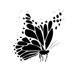 Beautiful Butterfly Number Journey Dot to Dot Worksheet