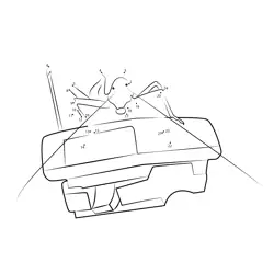 Green Grocer Cicada Game Dot to Dot Worksheet
