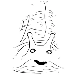 Sculpting a Garden Snail Dot to Dot Worksheet