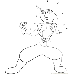 Kim Possible by Zentron Dot to Dot Worksheet