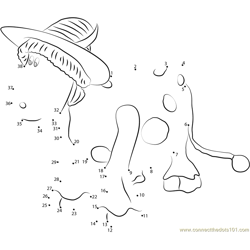 Ermintrude the Cow Dot to Dot Worksheet