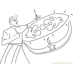 Wau Bulan Cultural Symbol Dot to Dot Worksheet