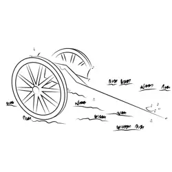 Vintage Artillery Field Weapon Dot to Dot Worksheet