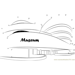 Guggenheim Museum Dot to Dot Worksheet