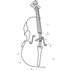 Stringed Instrument Numerical Sequence Dot to Dot Worksheet