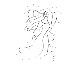 Celestial Messenger Spirit Dot to Dot Worksheet