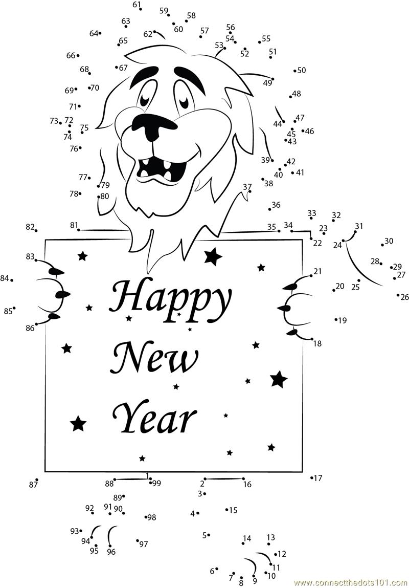 Happy New Year Lion