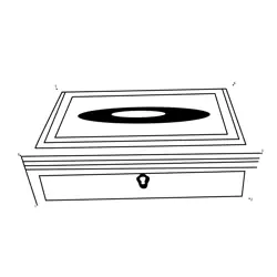 Vintage Storage Box Form Dot to Dot Worksheet