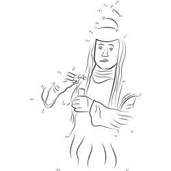 Street Performer Figure Vessel Dot to Dot Worksheet