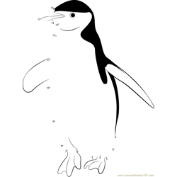 Penguin National Zoo Dot to Dot Worksheet