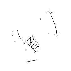 Complete the Loudspeaker Hand Dot to Dot Worksheet