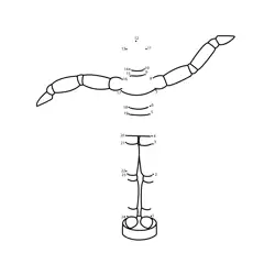 Mannequin Construction by Numbers Dot to Dot Worksheet