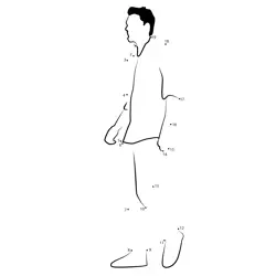 Walking Figure Sequential Challenge Dot to Dot Worksheet