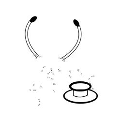 Medical Tool Numerals Challenge Dot to Dot Worksheet