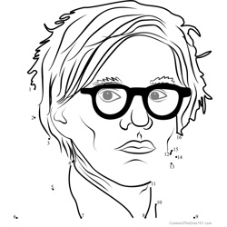 Andy Warhol Dot to Dot Worksheet