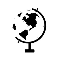 Globe with numbered continents Dot to Dot Worksheet