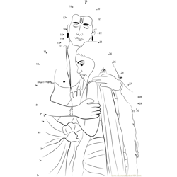 Goddess Sita and Lord Rama Dot to Dot Worksheet