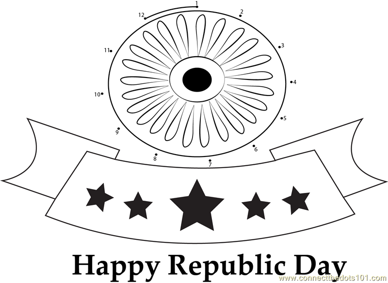 Republic Day of India Flag