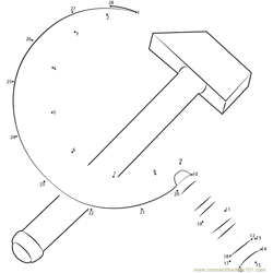 Russian Logo Dot to Dot Worksheet
