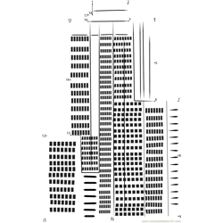 Panorama Skyscraper Dot to Dot Worksheet