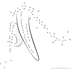 Common Starfish Dot to Dot Worksheet