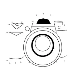 Vintage Photography Device Dot to Dot Worksheet