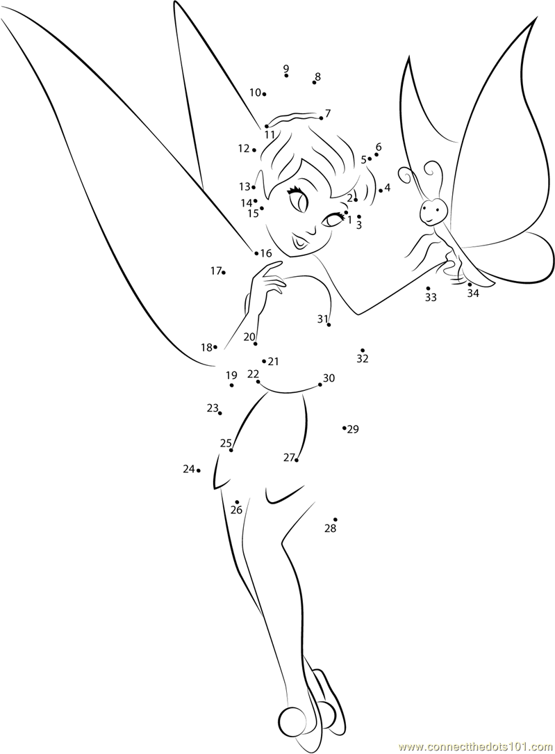 Tinkerbell with Butterfly