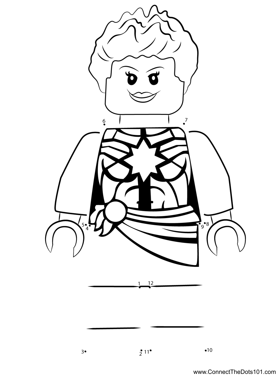 Lego Captain Marvel aka Carol Danvers