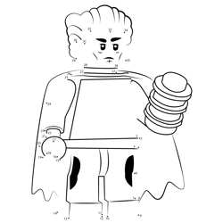 Lego The Collector Dot to Dot Worksheet