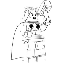 Lego Thor GirlLego Thor,Lego, Toys, Legos, Robots, DIY Dot to Dot Worksheet