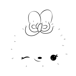 Grape Gummy Num Noms Dot to Dot Worksheet