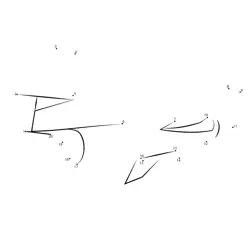 Aircraft journey by points Dot to Dot Worksheet