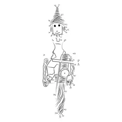 Youthful Tricycle Expedition Dot to Dot Worksheet