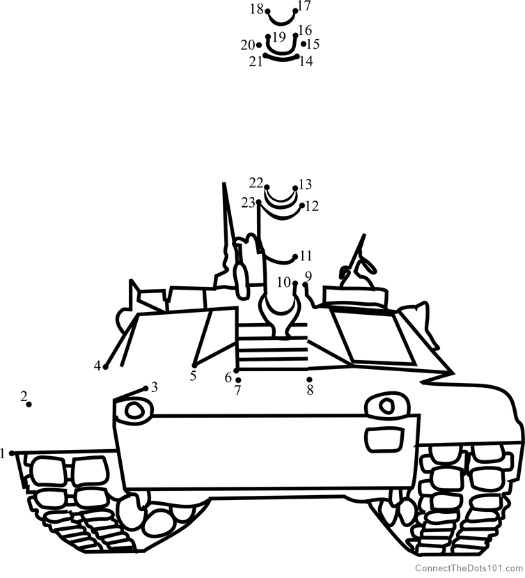 Tank front view