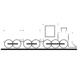 Toy Train Join Numbers Dot to Dot Worksheet