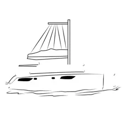 Nautical Vessel Numeric Progression Dot to Dot Worksheet