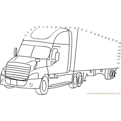 Daimler Truck Dot to Dot Worksheet