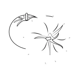 Healthy Garden Produce Dot to Dot Worksheet