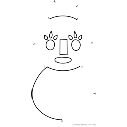 Mama Snowman Animal Crossing Dot to Dot Worksheet